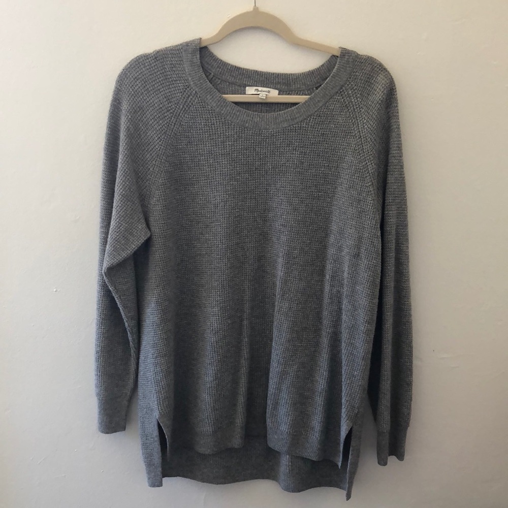 Madewell sweater gray size large
